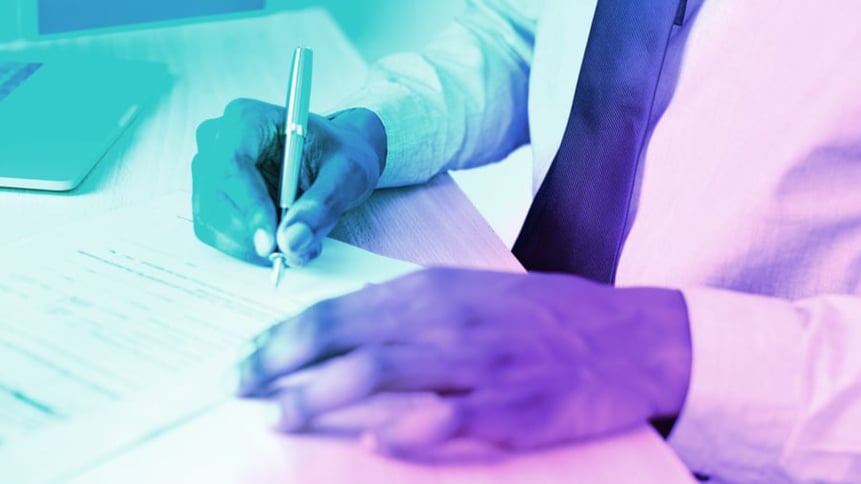 Writing on paper