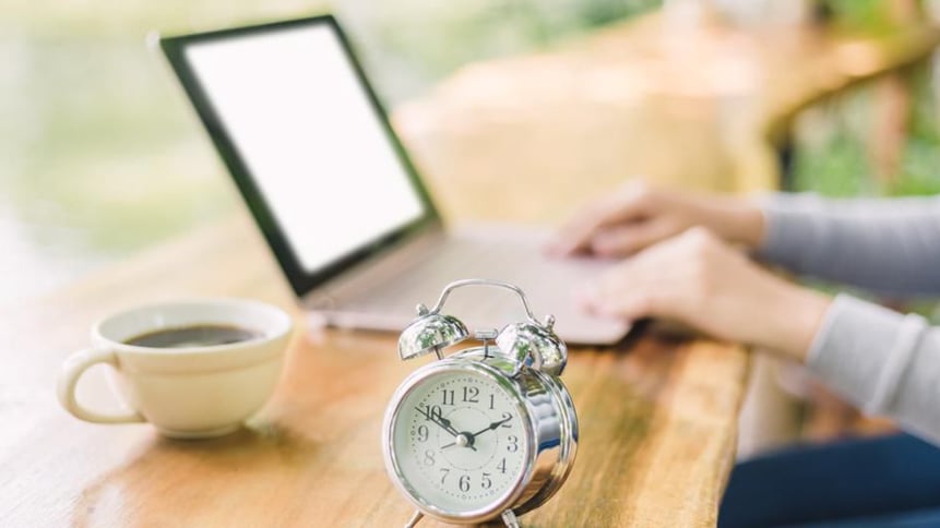 Clock and computer
