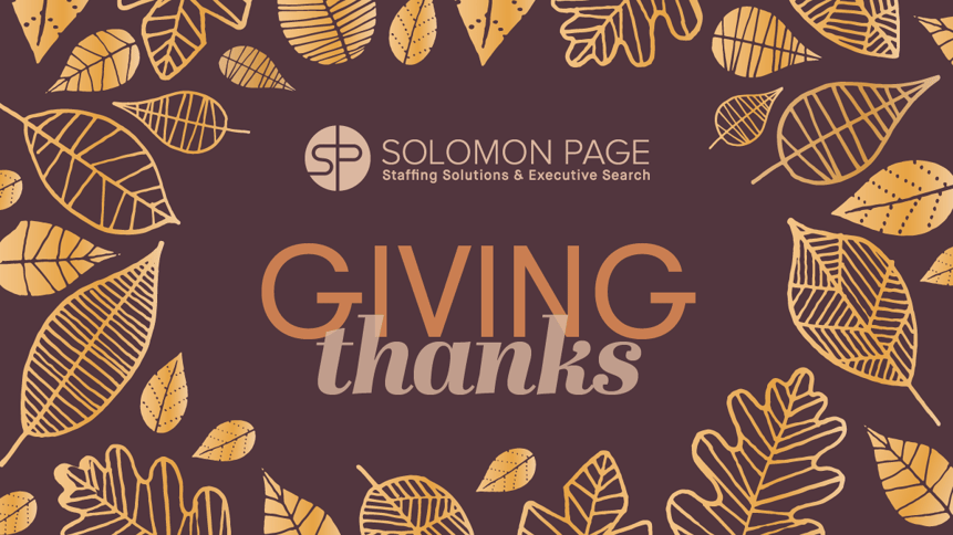 Giving Thanks