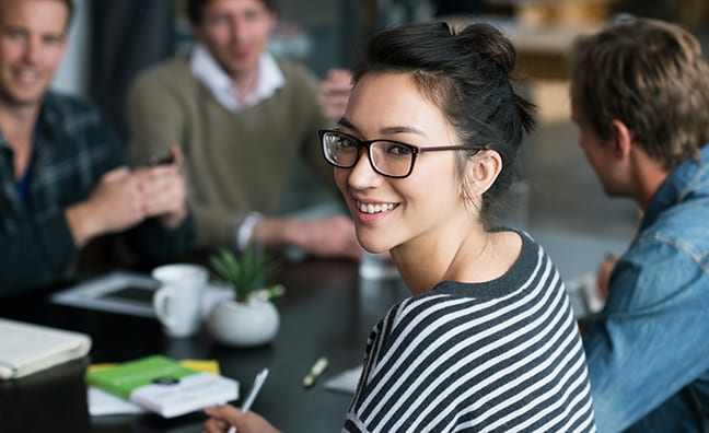 smiling-woman-at-meeting