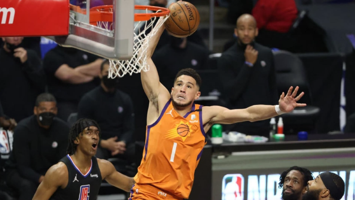 Devin Booker Dunking